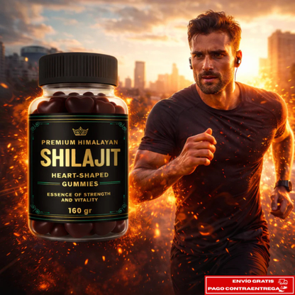 Shilajit Testosterona + Durar mucho más tiempo en la cama.